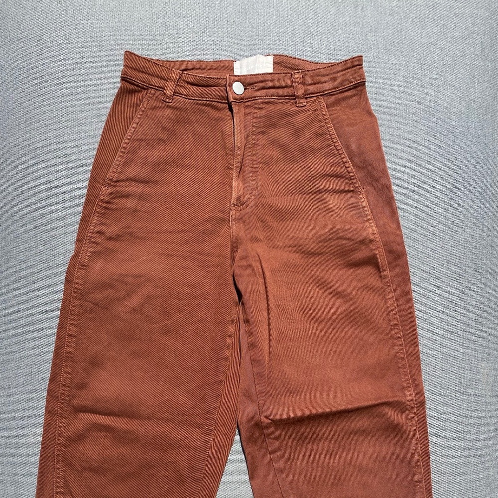 The Utility Barrel Pant - Rosewood - 2